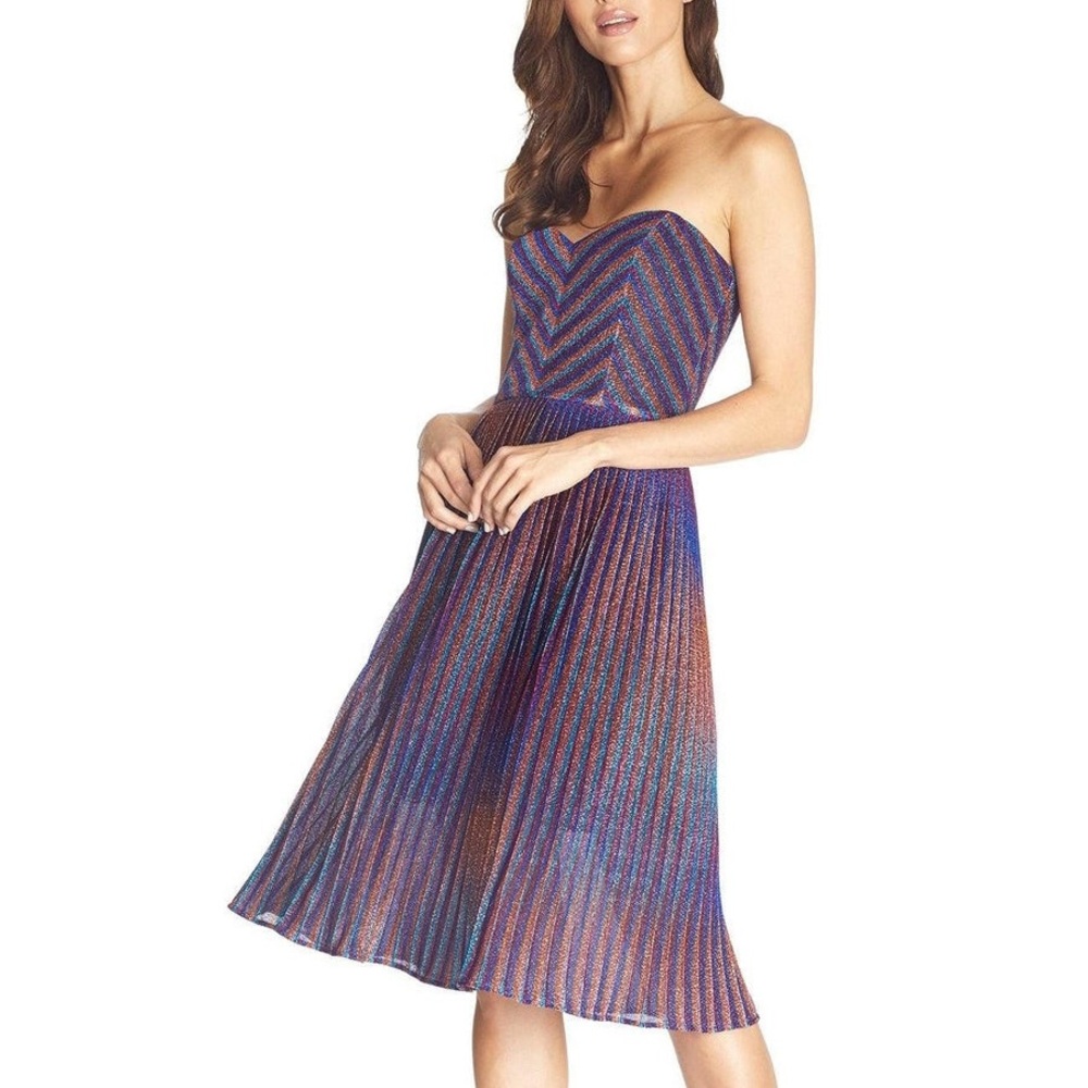 Multi Color Dress the Population Rosalie Dress
